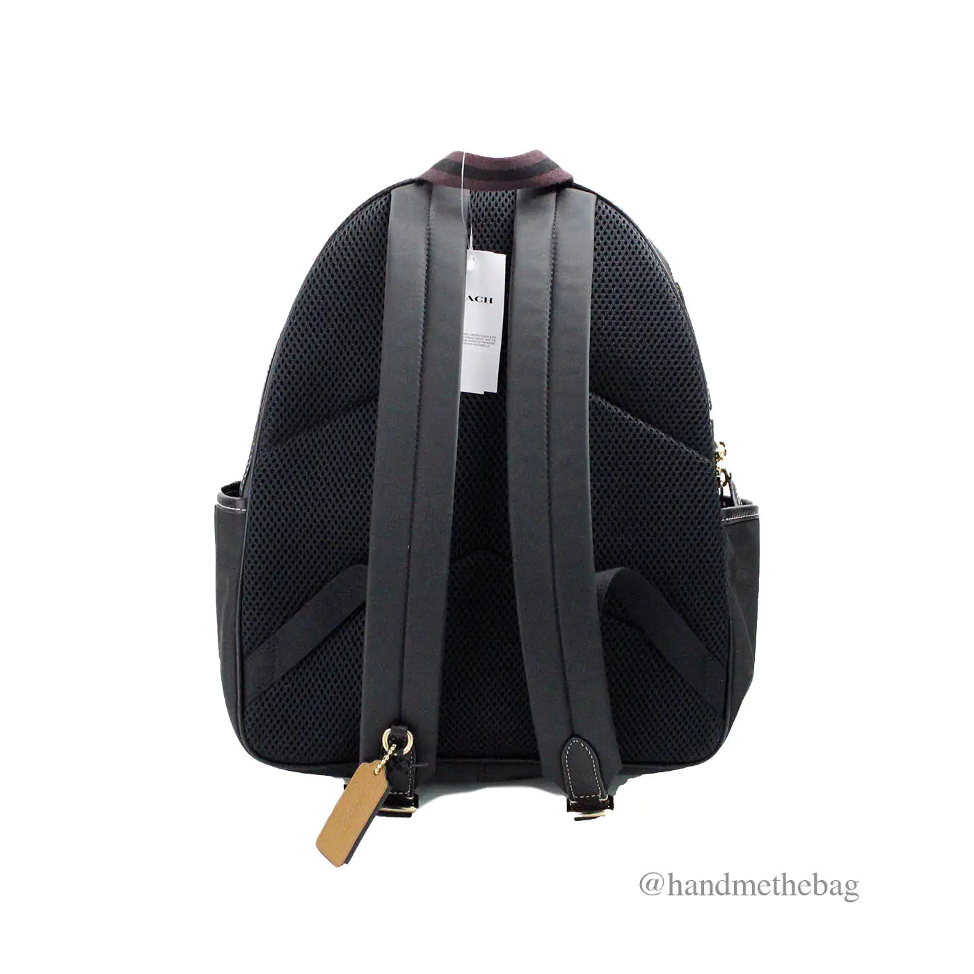 Coach (CA210) Ellis Medium Nylon Black Shoulder Backpack Bag