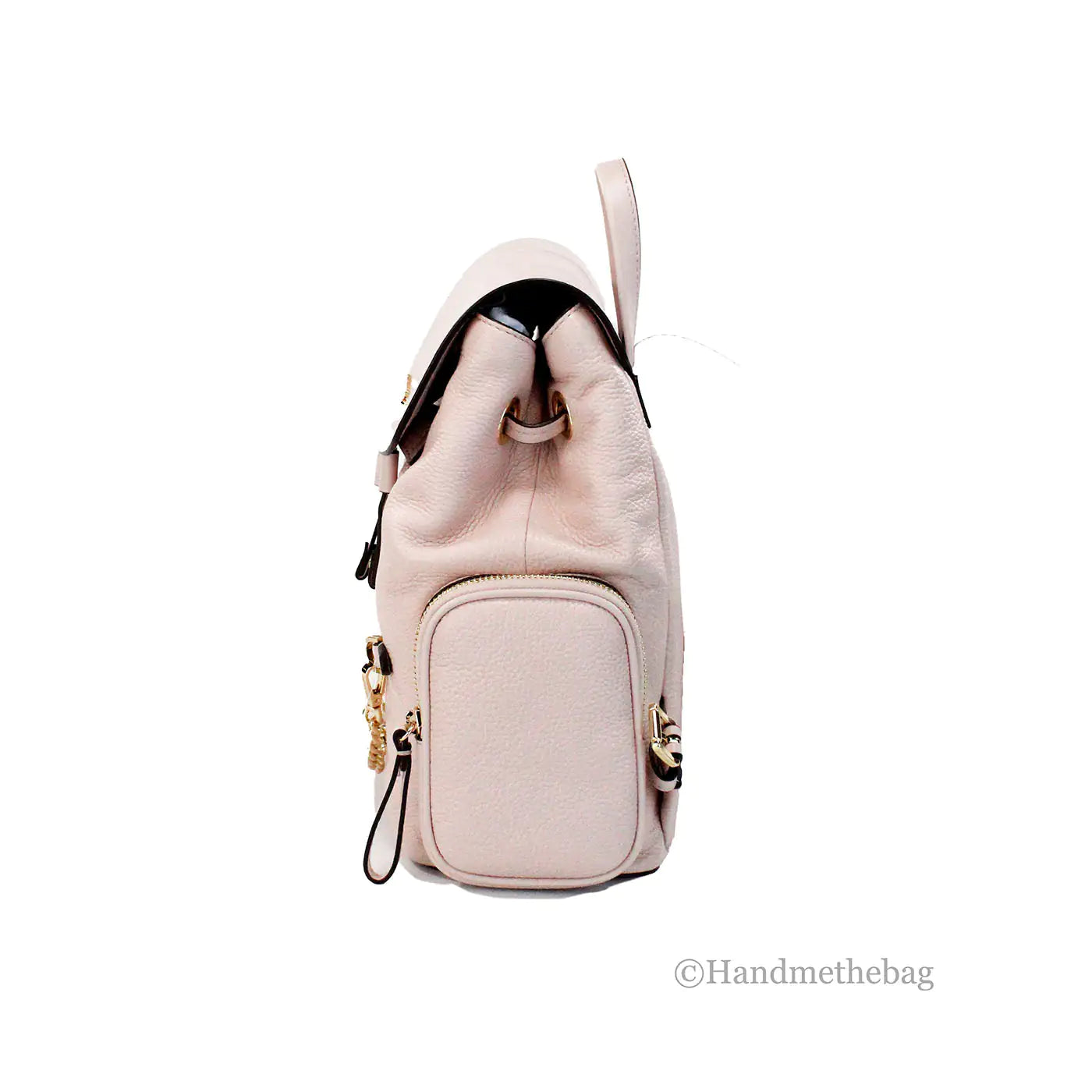 Michael Kors Jet Set Medium Powder Blush Chain Backpack