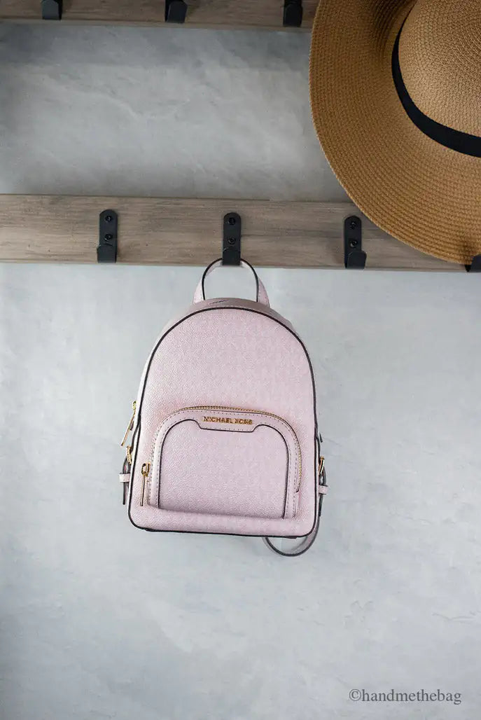 Michael Kors Jaycee Mini XS Powder Blush Pocket Backpack