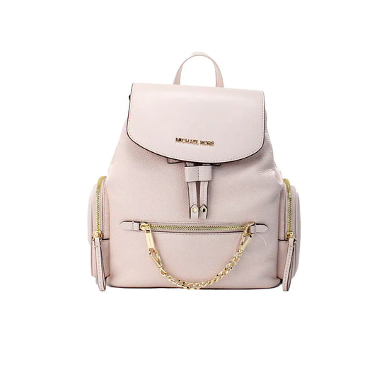 Michael Kors Jet Set Medium Powder Blush Chain Backpack