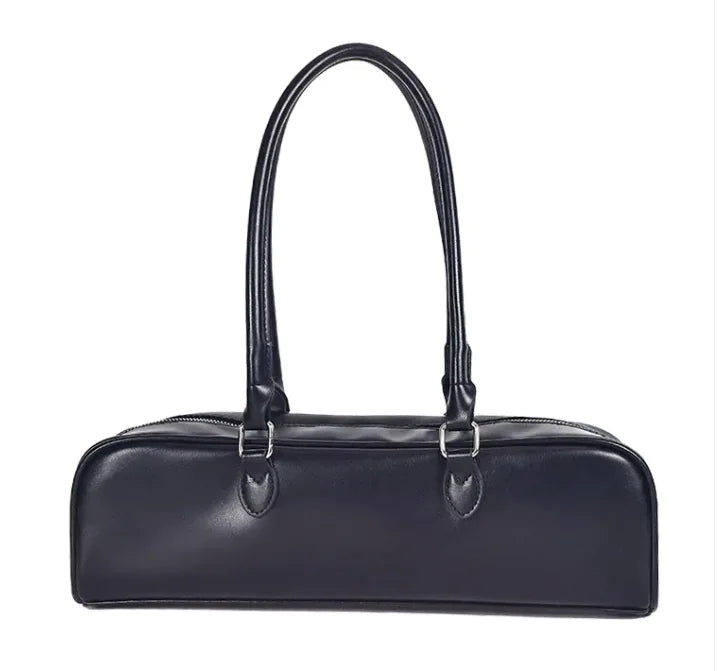 Women's Leather Baguette Bag