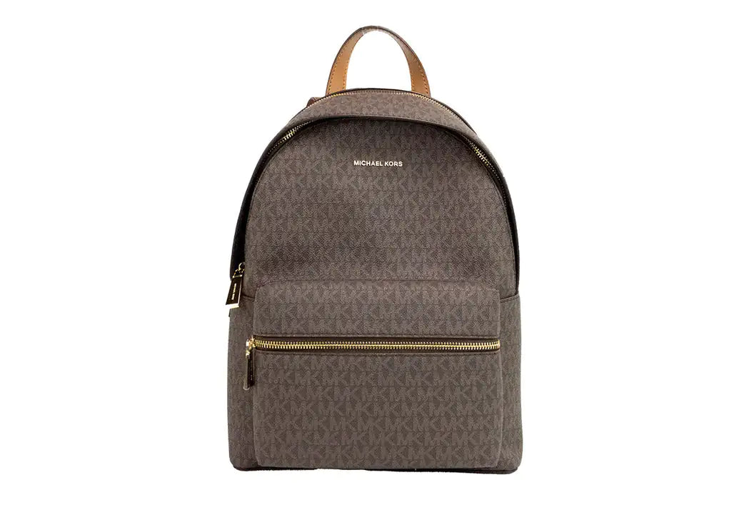 Michael Kors Sally Medium Brown 2-in-1 Tablet Case Backpack