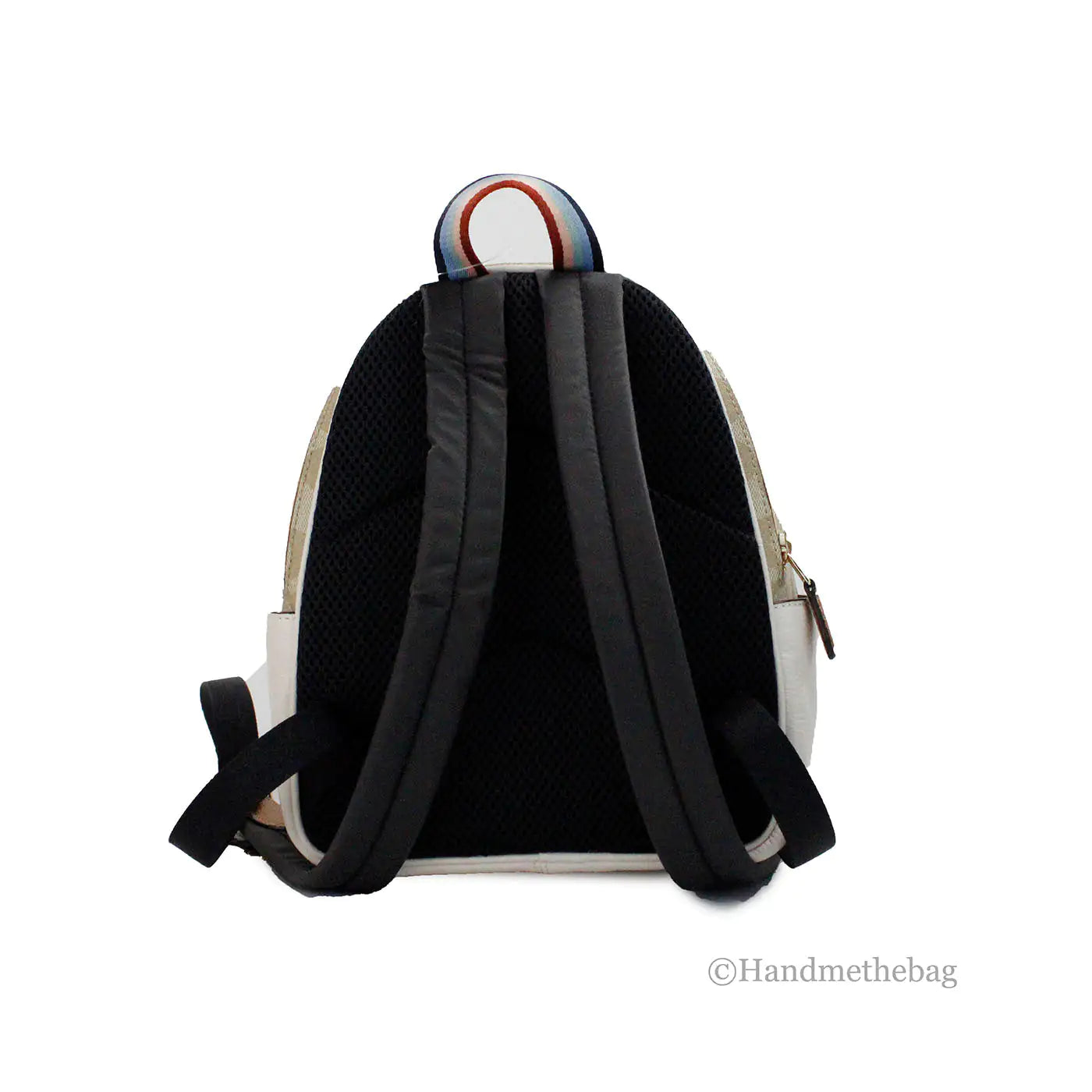 Coach Mini Court Signature Coated Canvas Pear Motif Backpack