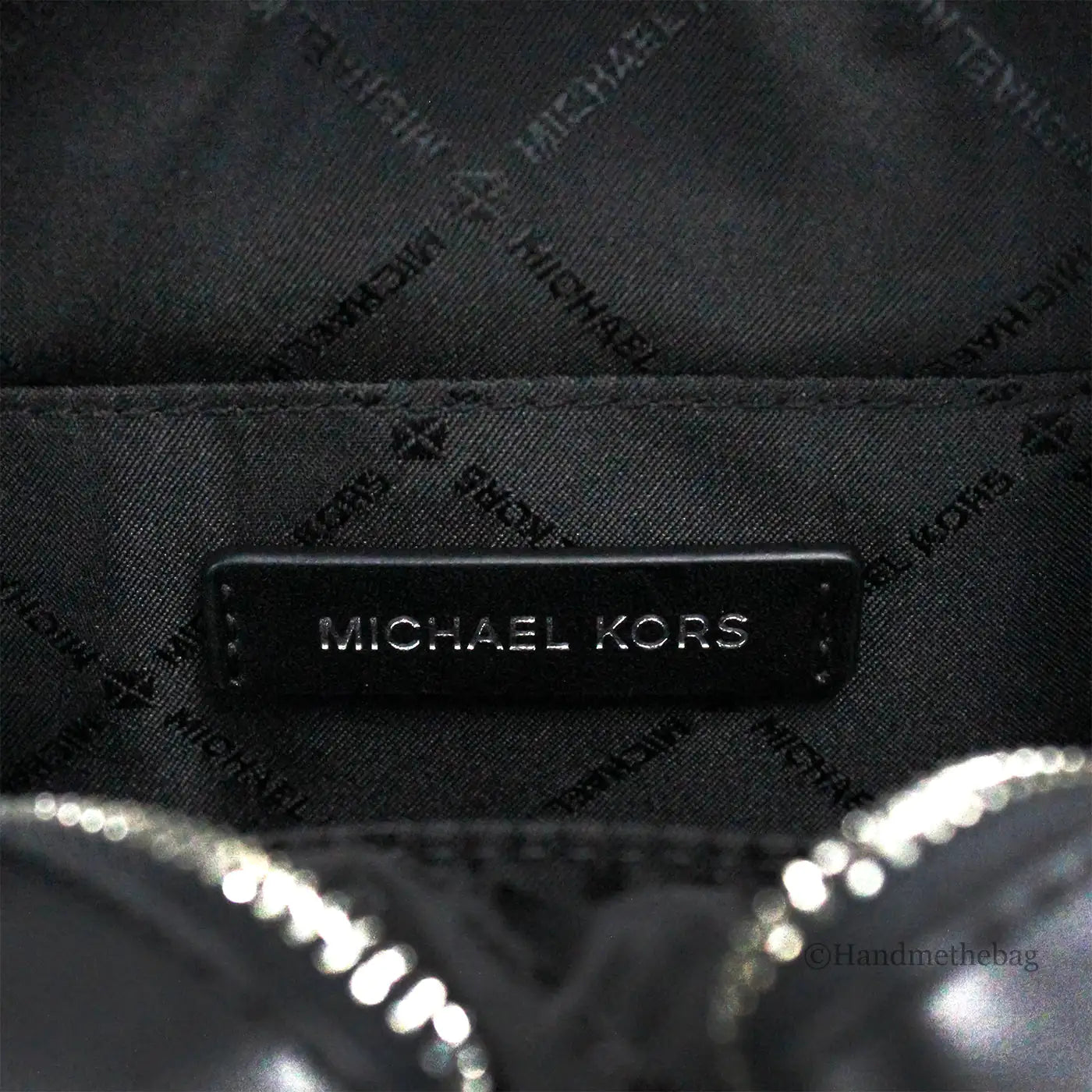 Michael Kors Jaycee Mini XS Black Leather Pocket Backpack